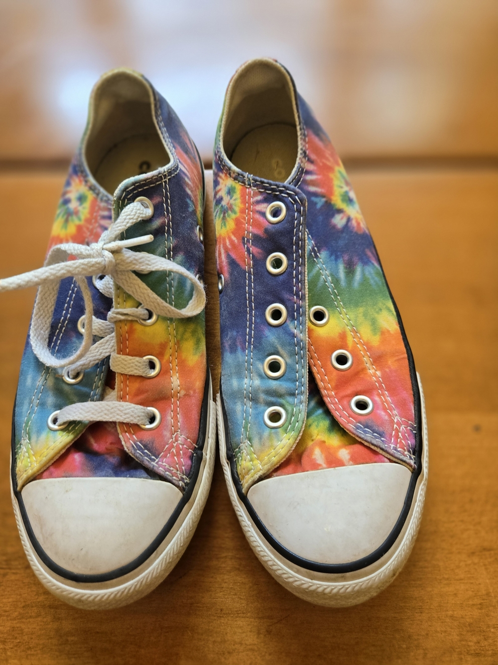 Tie-Dye Canvas Sneakers - Multicolor